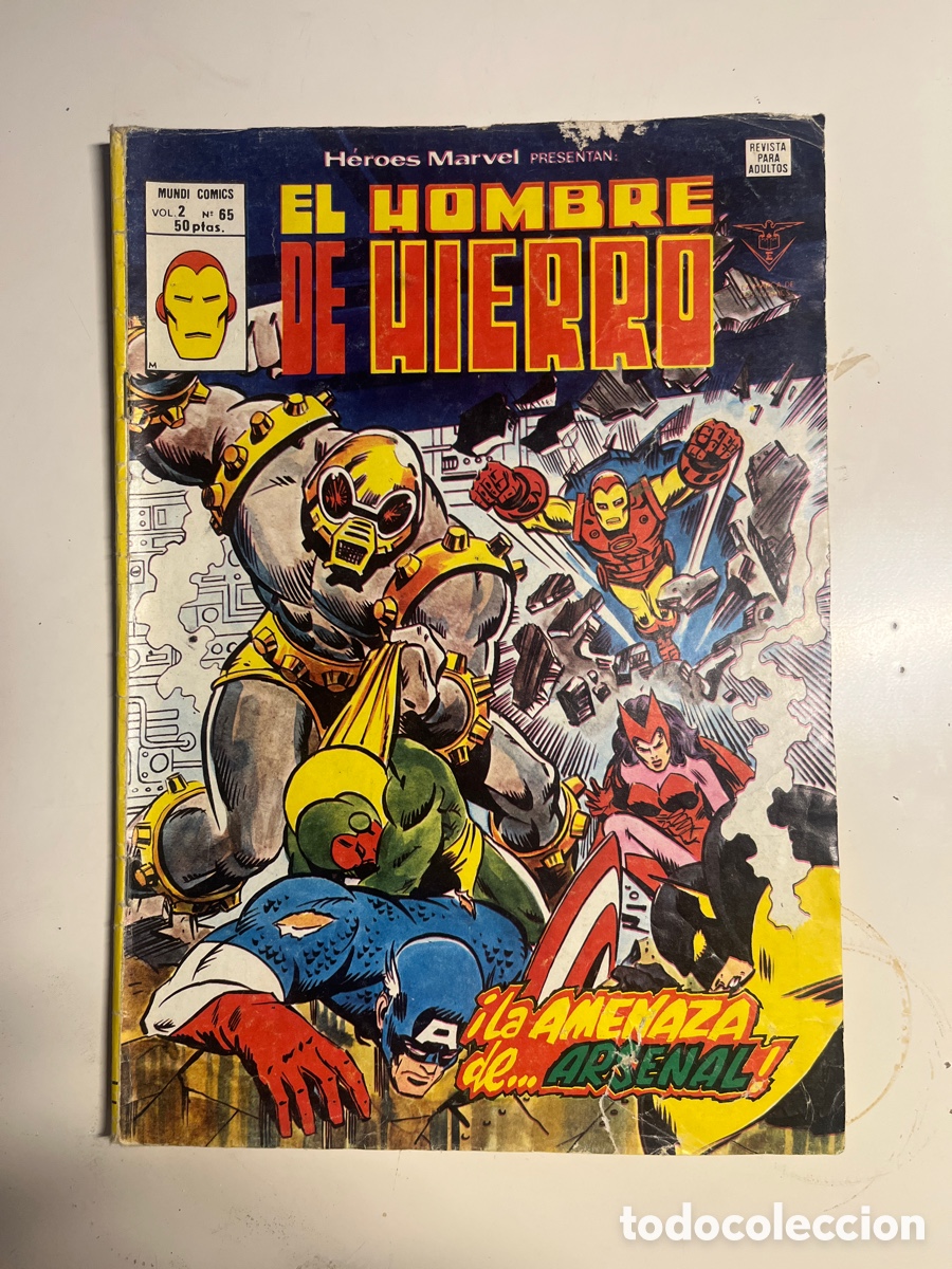 C&oacute;mics: EL HOMBRE DE HIERRO, N&Uacute;MERO 65, (EDITORIAL VERTICE) - Foto 1