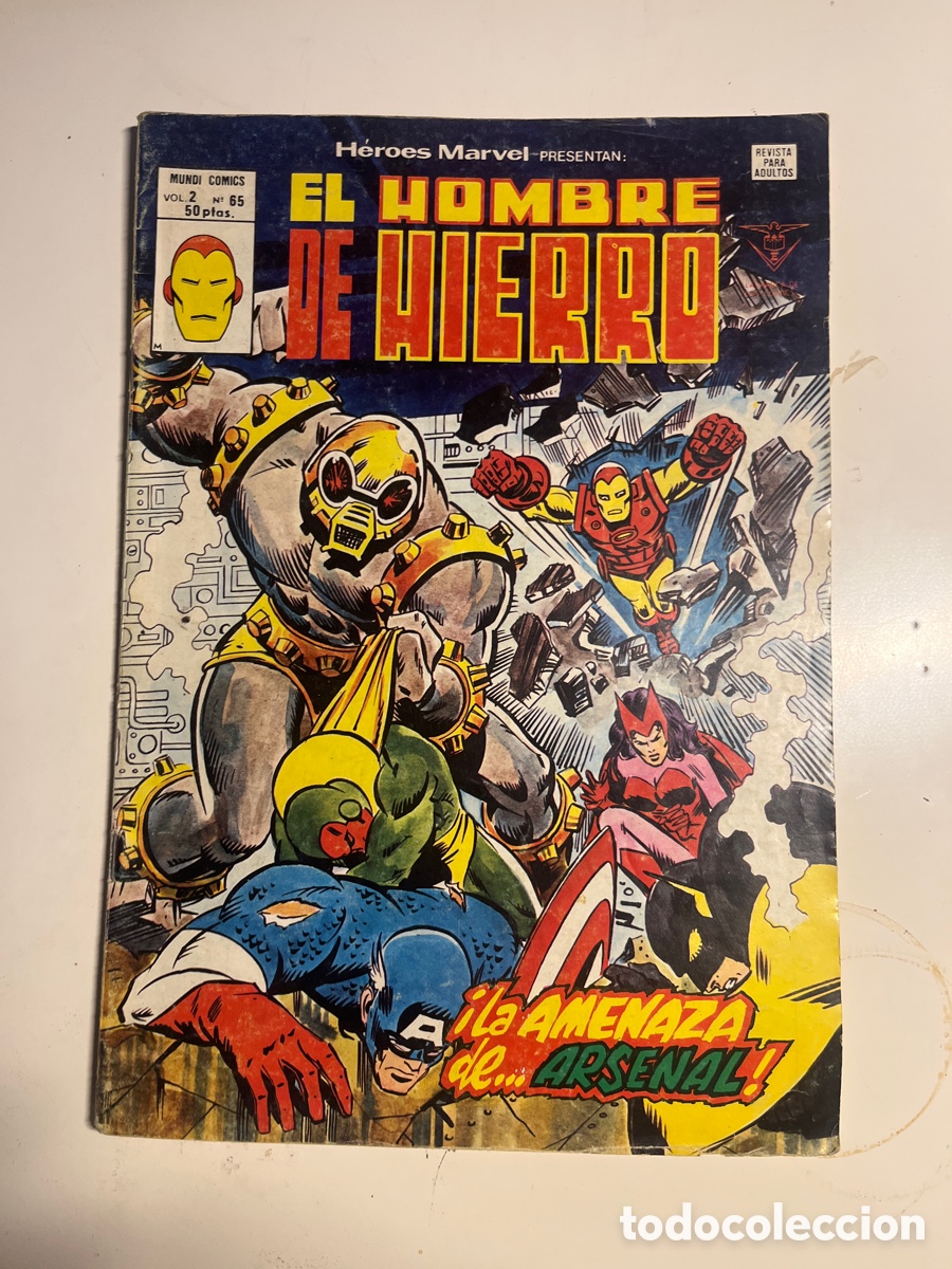 C&oacute;mics: EL HOMBRE DE HIERRO, N&Uacute;MERO 65, (EDITORIAL VERTICE) - Foto 1