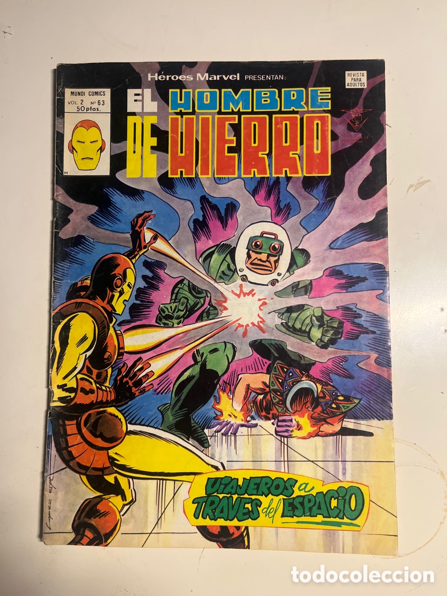 C&oacute;mics: EL HOMBRE DE HIERRO, N&Uacute;MERO 63, (EDITORIAL VERTICE) - Foto 1