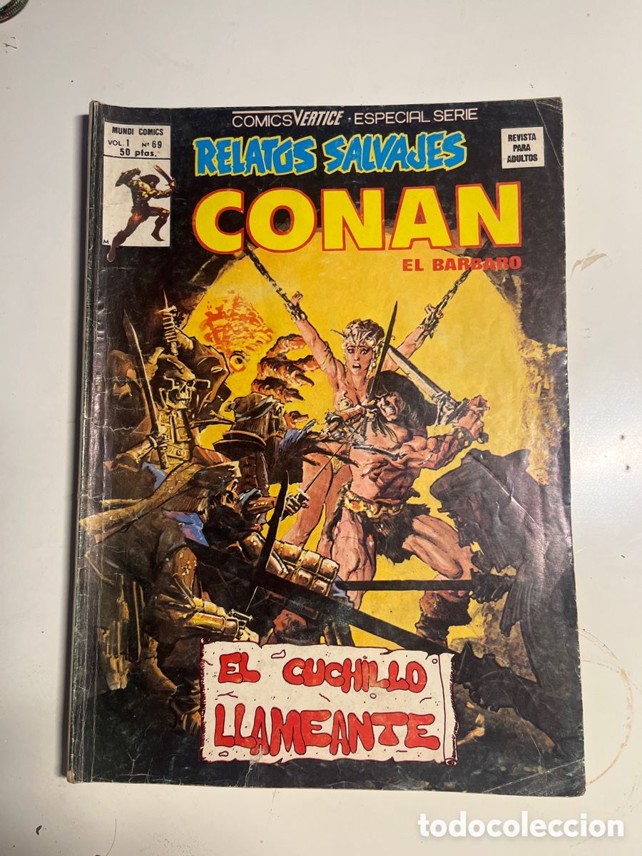C&oacute;mics: RELATOS SALVAJES CONAN, N&Uacute;MERO 69, (V&Eacute;RTICE) - Foto 1