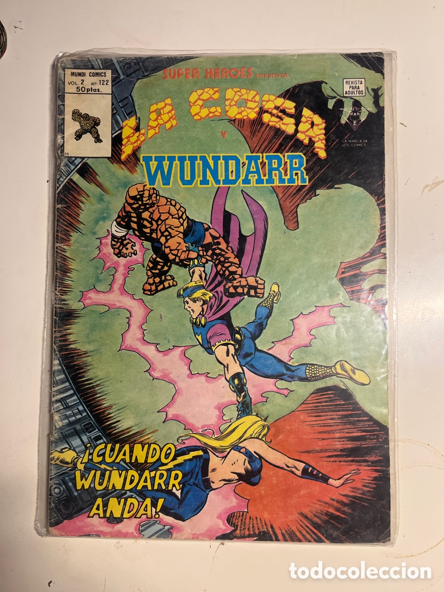 C&oacute;mics: SUPER H&Eacute;ROES LA COSA Y WUNDARR, N&Uacute;MERO 122, (V&Eacute;RTICE) - Foto 1