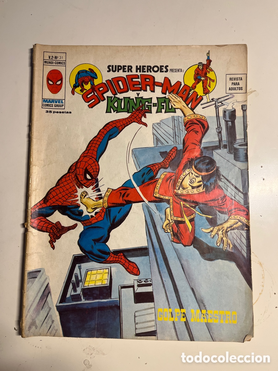 C&oacute;mics: SUPER H&Eacute;ROES SPIDERMAN Y KING FU, N&Uacute;MERO 31, (V&Eacute;RTICE) - Foto 1
