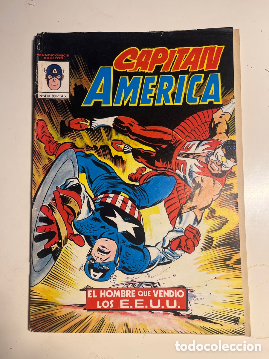 C&oacute;mics: EL CAPIT&Aacute;N AM&Eacute;RICA, N&Uacute;MERO 4-81, (V&Eacute;RTICE) - Foto 1