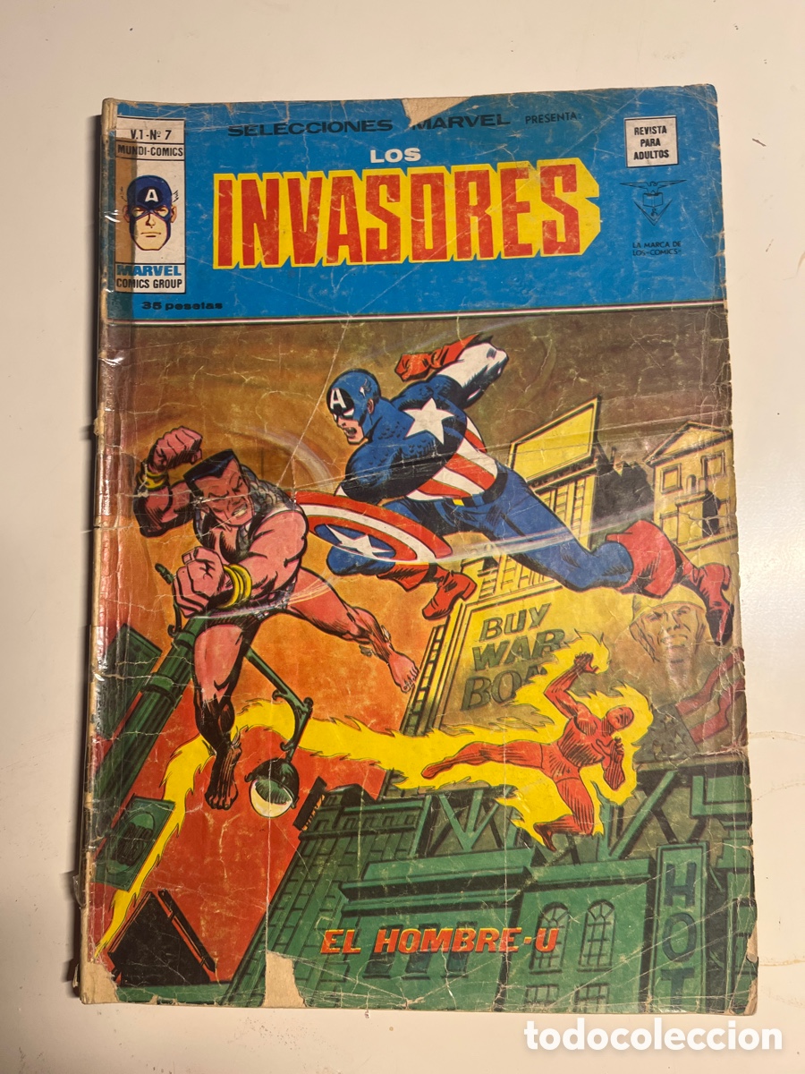 C&oacute;mics: LOS INVASORES, NUMERO 7, (V&Eacute;RTICE) - Foto 1