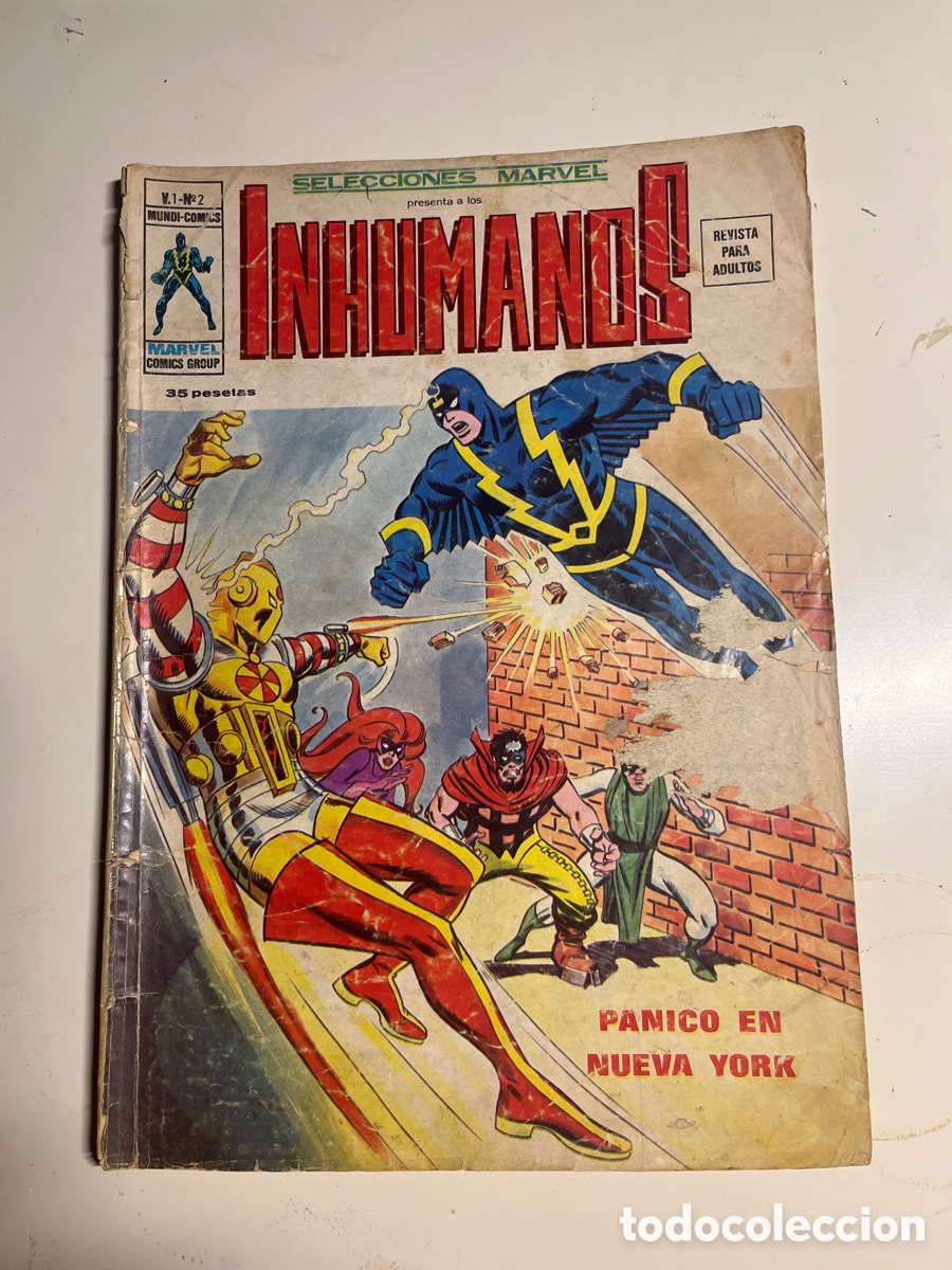 C&oacute;mics: INHUMANOS, N&Uacute;MERO 2, (EDITORIAL VERTICE) - Foto 1