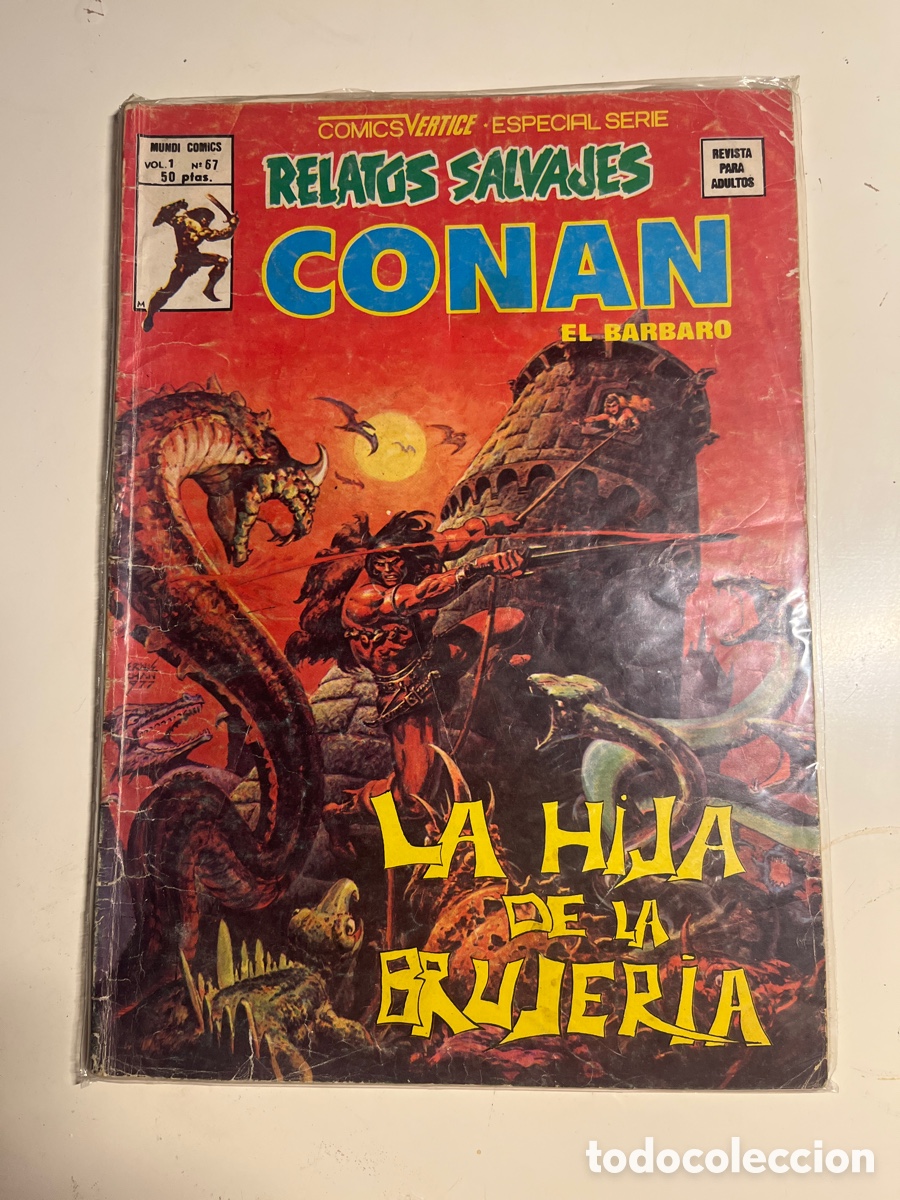 C&oacute;mics: RELATOS SALVAJES CONAN, N&Uacute;MERO 67, (V&Eacute;RTICE) - Foto 1