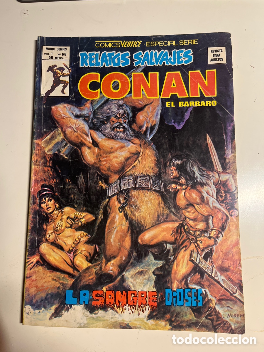 C&oacute;mics: RELATOS SALVAJES CONAN, N&Uacute;MERO 66, (EDITORIAL VERTICE) - Foto 1