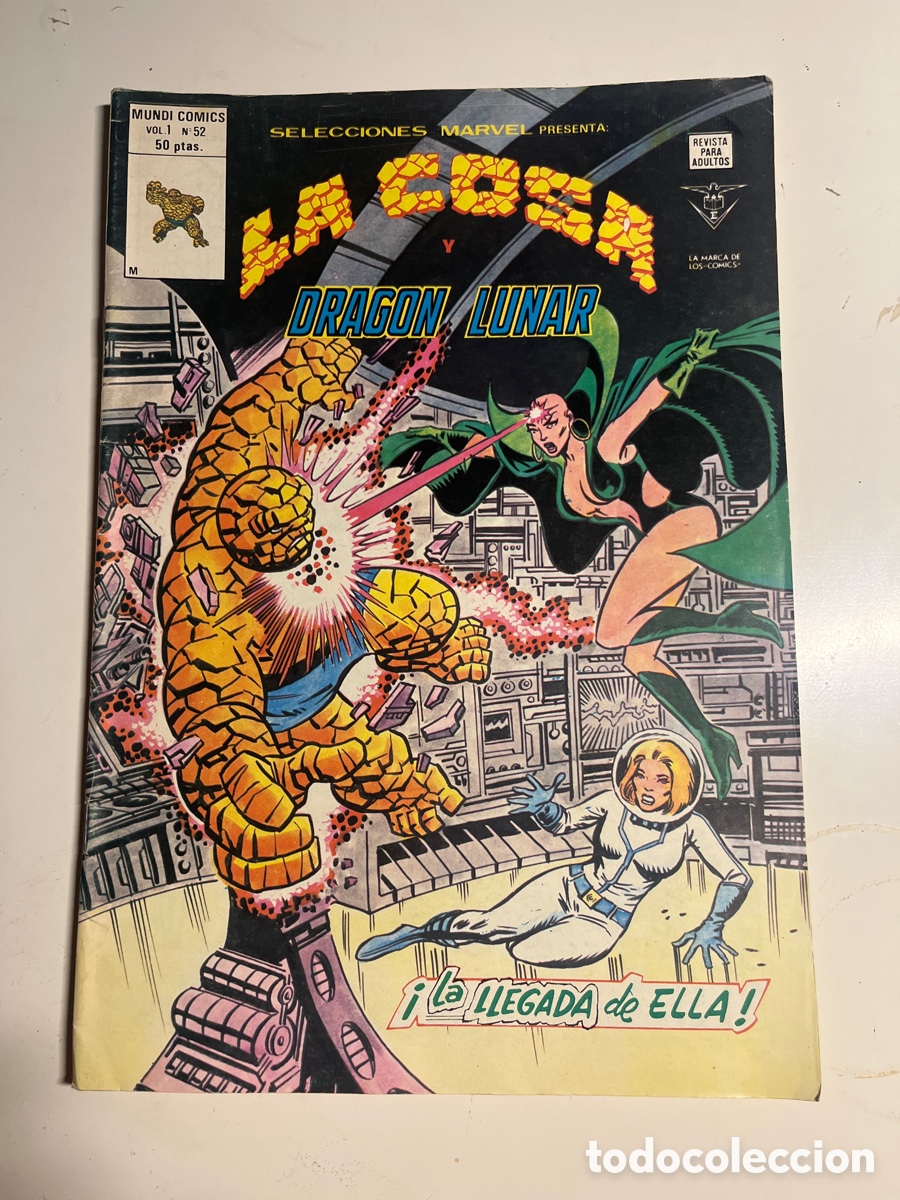 C&oacute;mics: LA COSA Y DRAGON LUNAR, N&Uacute;MERO 52, (EDITORIAL VERTICE) - Foto 1
