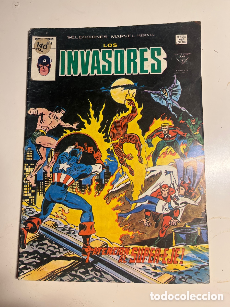 C&oacute;mics: LOS INVASORES, N&Uacute;MERO 51, (MUNDI COMICS) - Foto 1