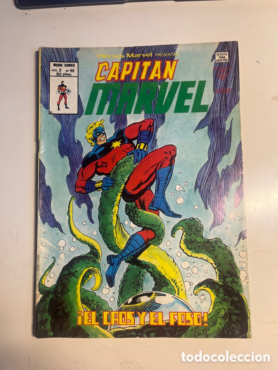 C&oacute;mics: H&Eacute;ROES MARVEL CAPIT&Aacute;N AM&Eacute;RICA, N&Uacute;MERO 60, (V&Eacute;RTICE) - Foto 1