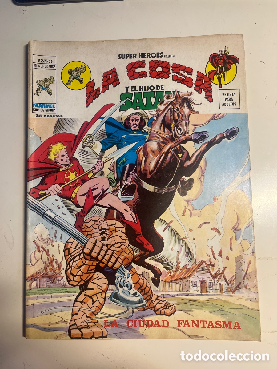 C&oacute;mics: SUPER H&Eacute;ROES LA COSA Y EL HIJO DE &hellip;, N&Uacute;MERO 56, (V&Eacute;RTICE) - Foto 1