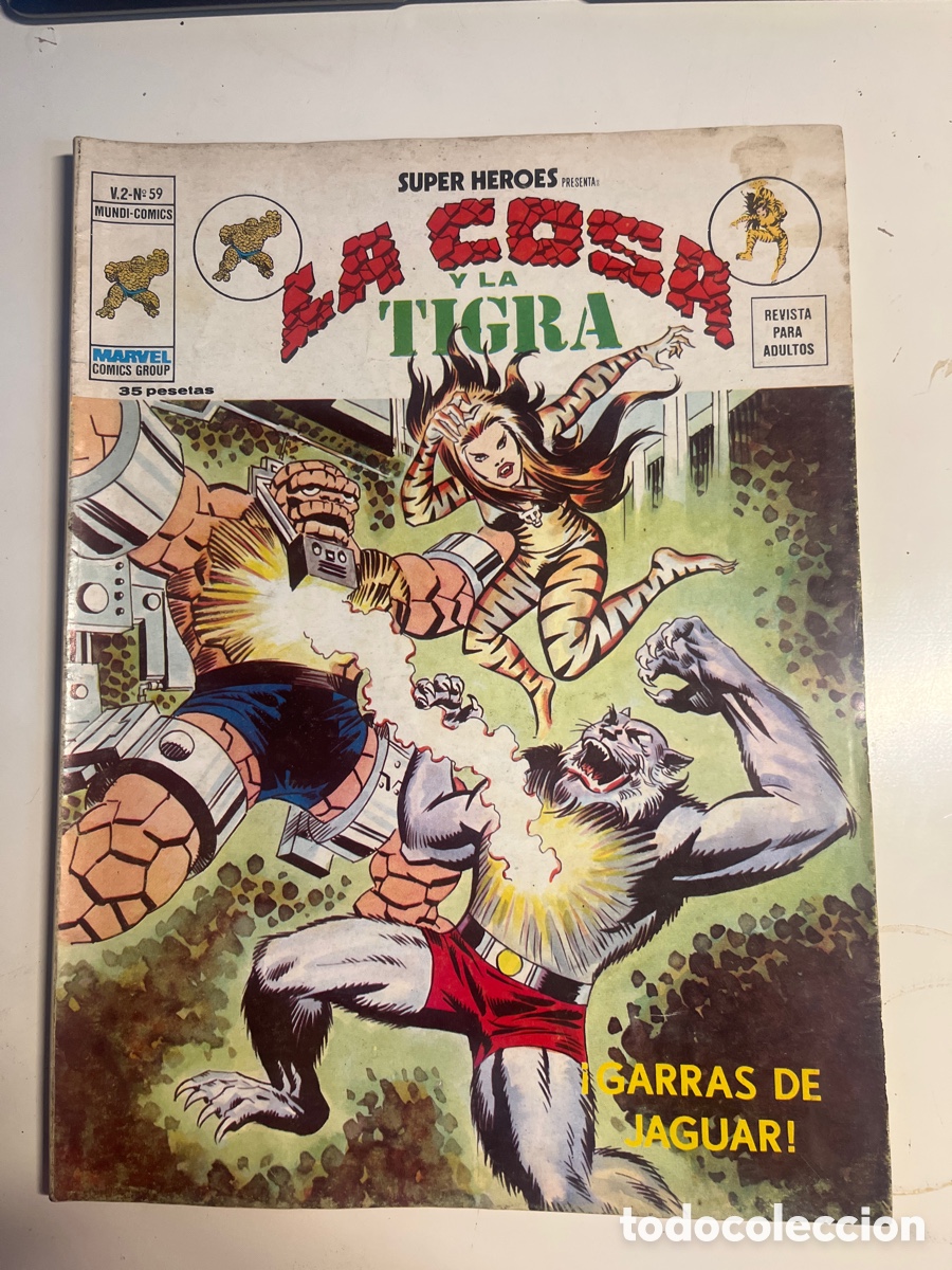 C&oacute;mics: SUPER H&Eacute;ROES LA COSA Y LA TIGRA, N&Uacute;MERO 59, (V&Eacute;RTICE) - Foto 1