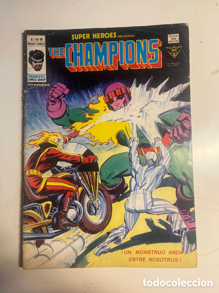C&oacute;mics: SUPER H&Eacute;ROES THE CHAMPIONS, N&Uacute;MERO 96, (V&Eacute;RTICE) - Foto 1