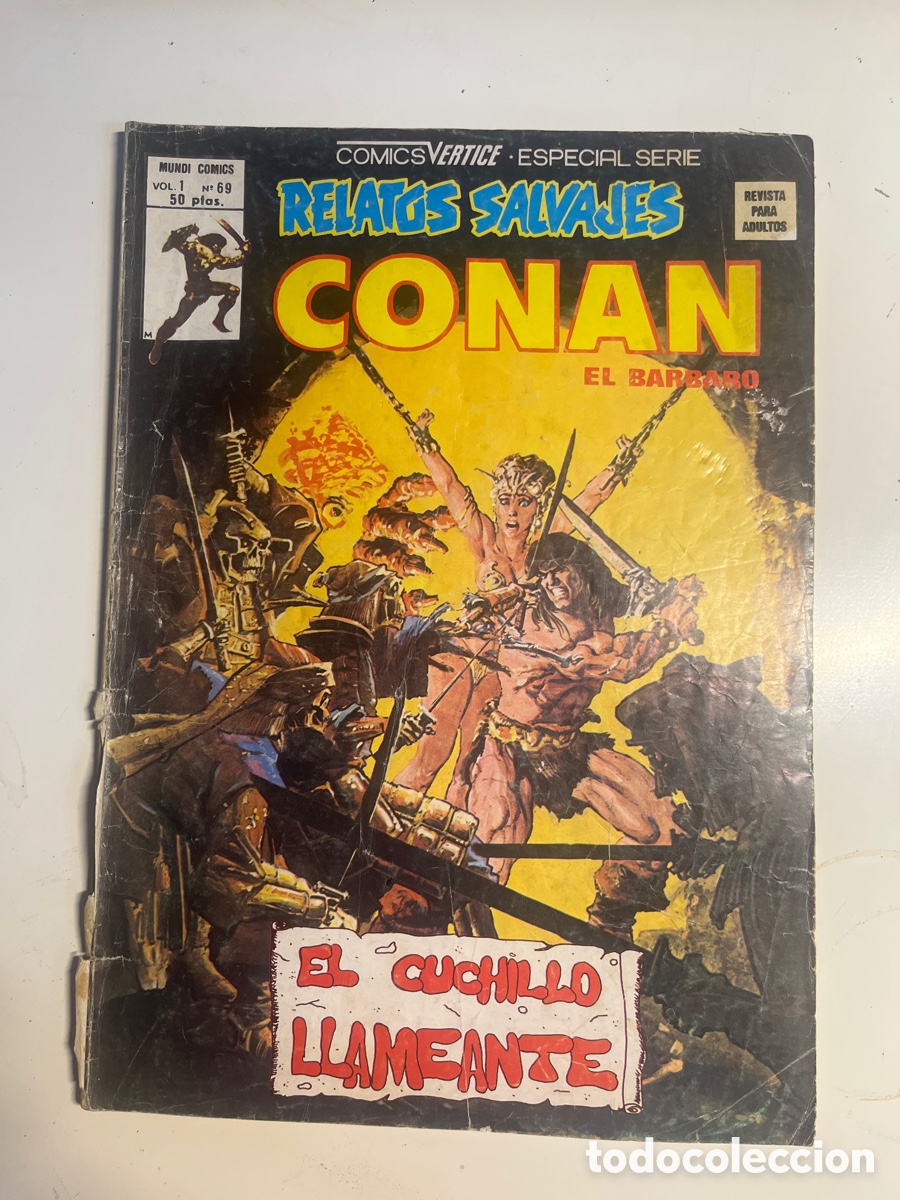 C&oacute;mics: RELATOS SALVAJES CONAN, N&Uacute;MERO 69, (V&Eacute;RTICE) - Foto 1