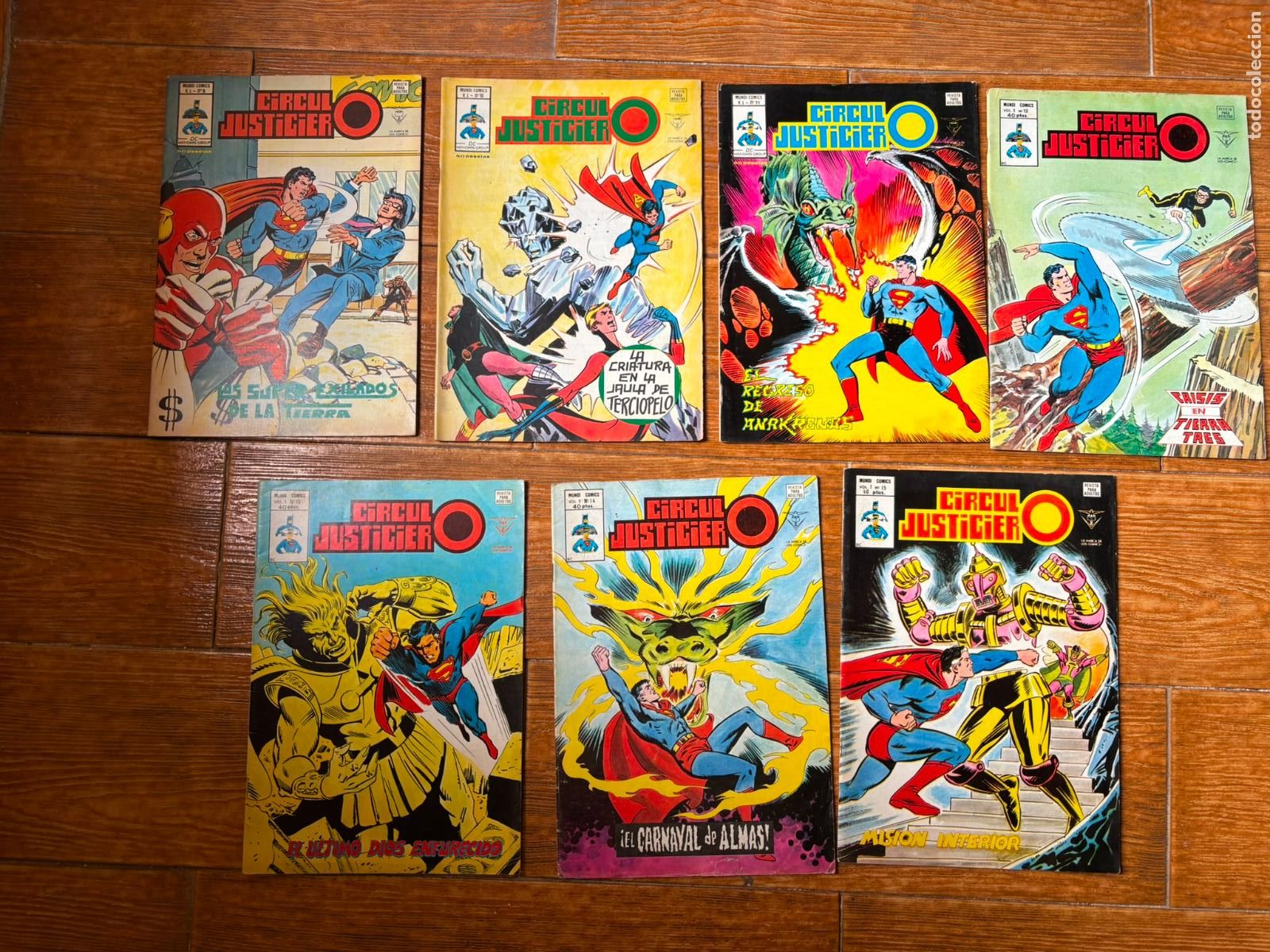 C&oacute;mics: CIRCULO JUSTICIERO ( SUPERMAN ) COLECCION COMPLETA 15 NUMEROS EDICIONES VERTICE - Foto 2