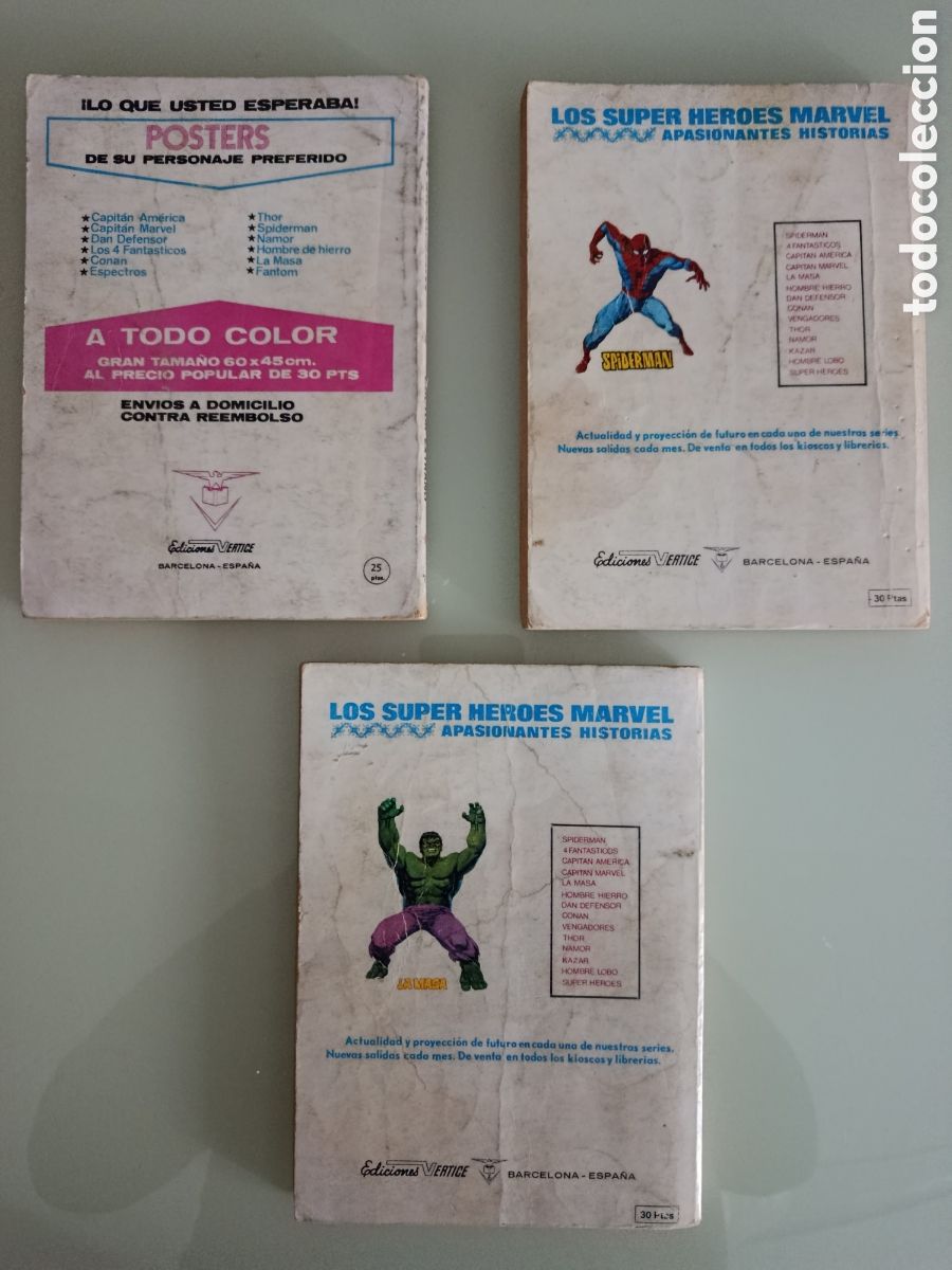 C&oacute;mics: EDICIONES VERTICE lote 3 comics marvel spiderman doctor extra&ntilde;o thor - Foto 2
