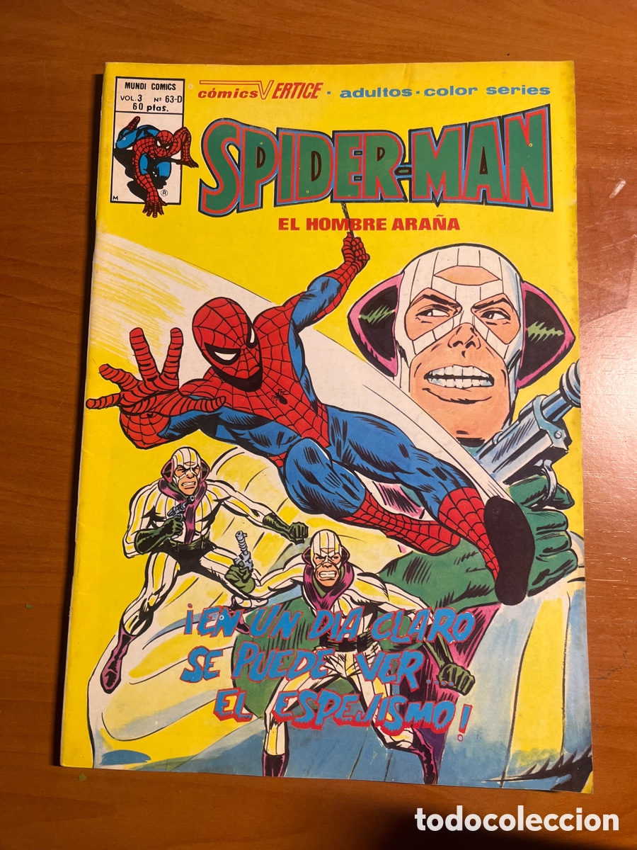 C&oacute;mics: SPIDERMAN EL HOMBRE ARA&Ntilde;A, N&Uacute;MERO 63-d, (V&Eacute;RTICE) - Foto 1