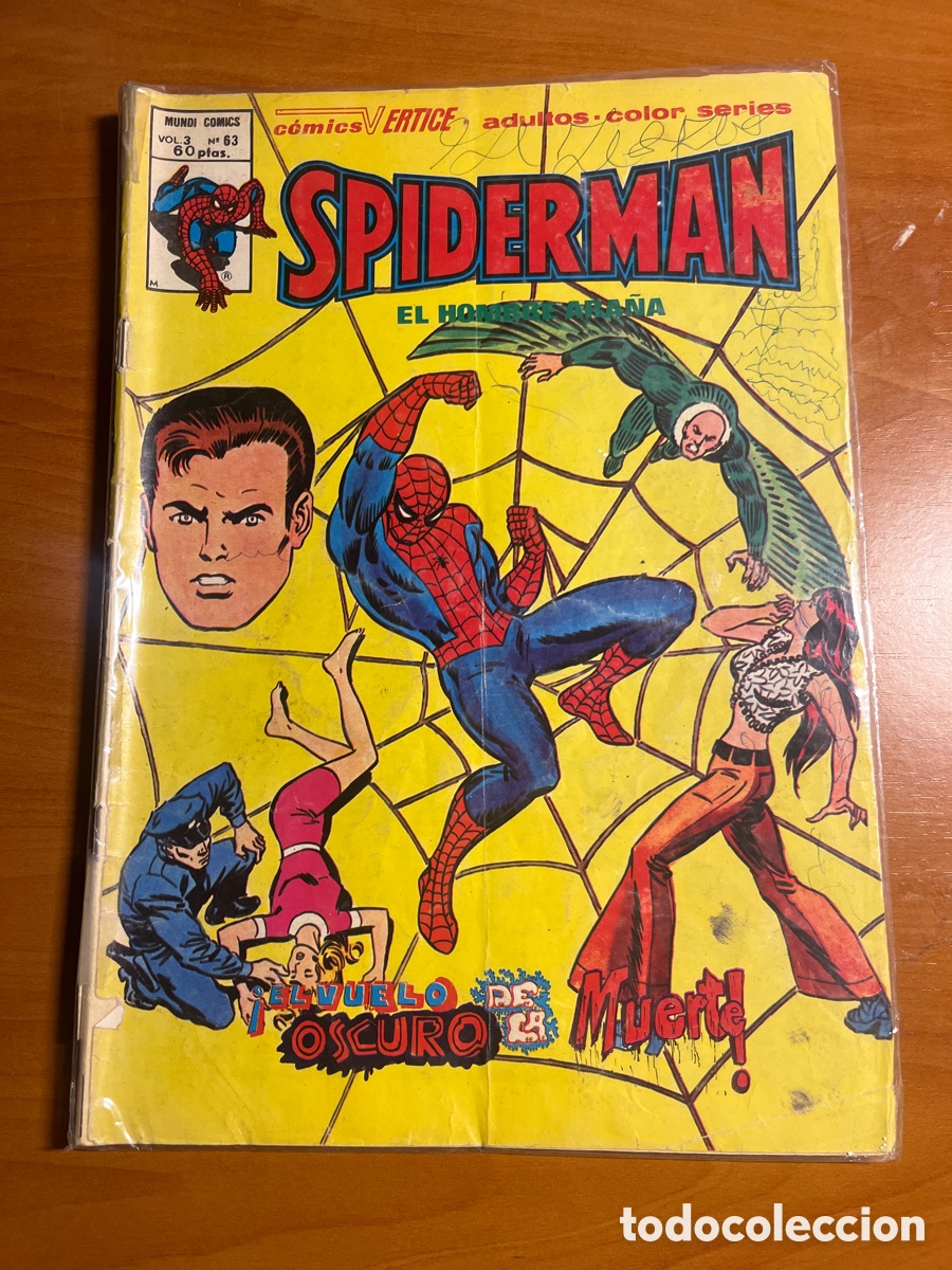 C&oacute;mics: SPIDERMAN EL HOMBRE ARA&Ntilde;A, N&Uacute;MERO 63, (V&Eacute;RTICE) - Foto 1