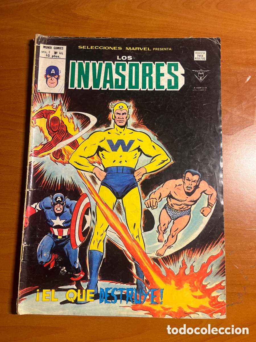 C&oacute;mics: LOS INVASORES, N&Uacute;MERO 44, (EDITORIAL VERTICE) - Foto 1