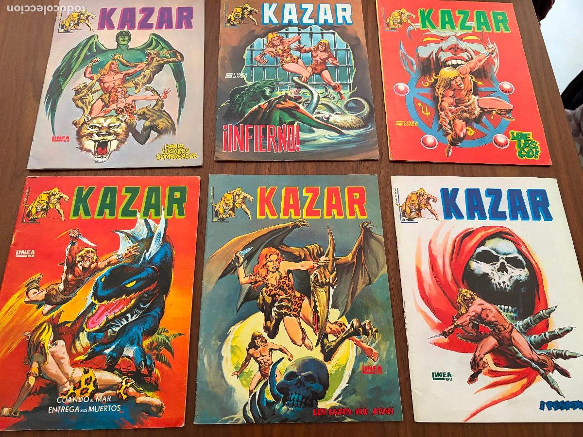 C&oacute;mics: KAZAR COLECCI&Oacute;N COMPLETA CON SUS 10 N&Uacute;MEROS , EDITORIAL SURCO - Foto 1