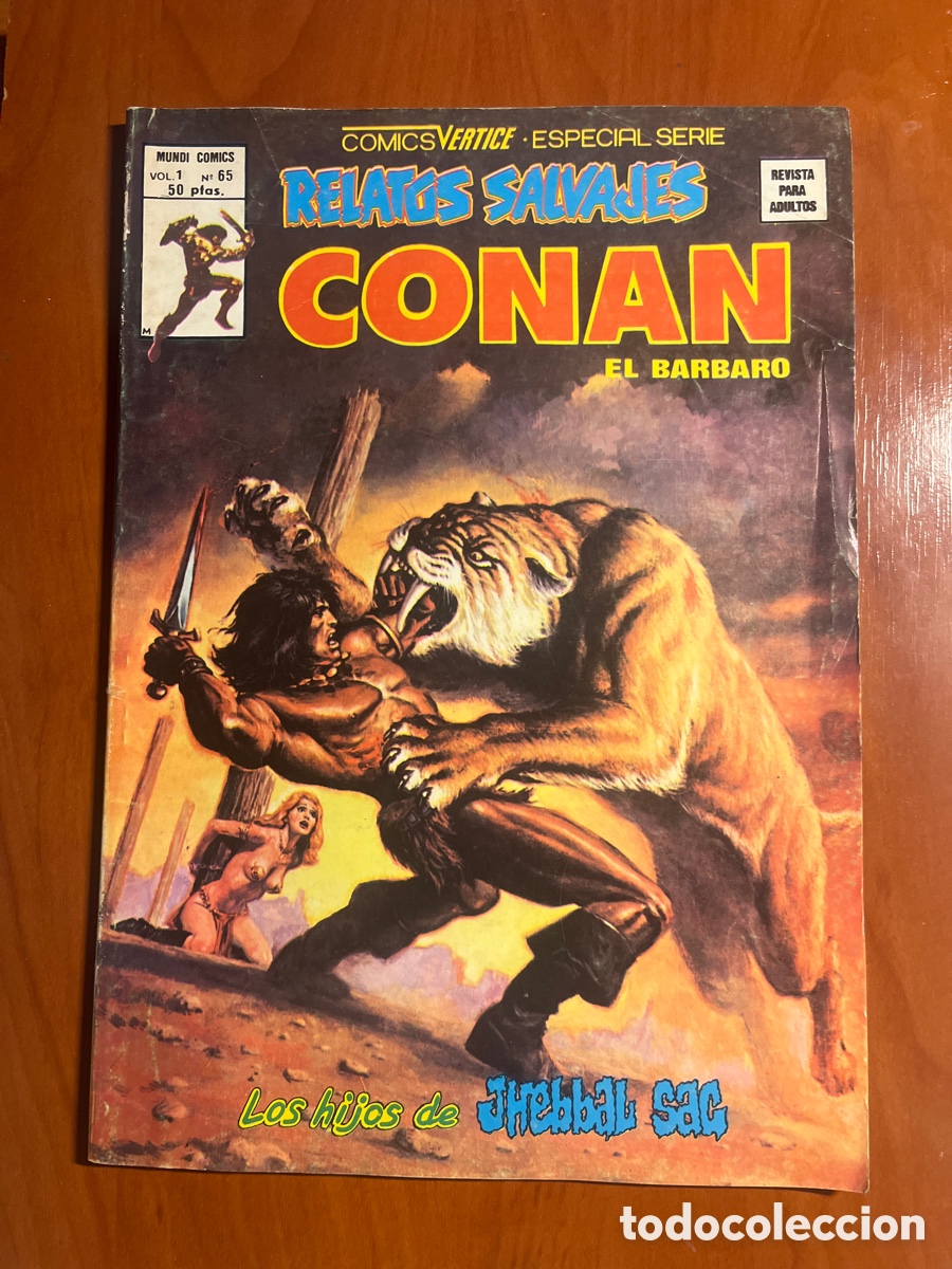 C&oacute;mics: RELATOS SALVAJES DE CONAN, N&Uacute;MERO 65, (EDITORIAL VERTICE) - Foto 1