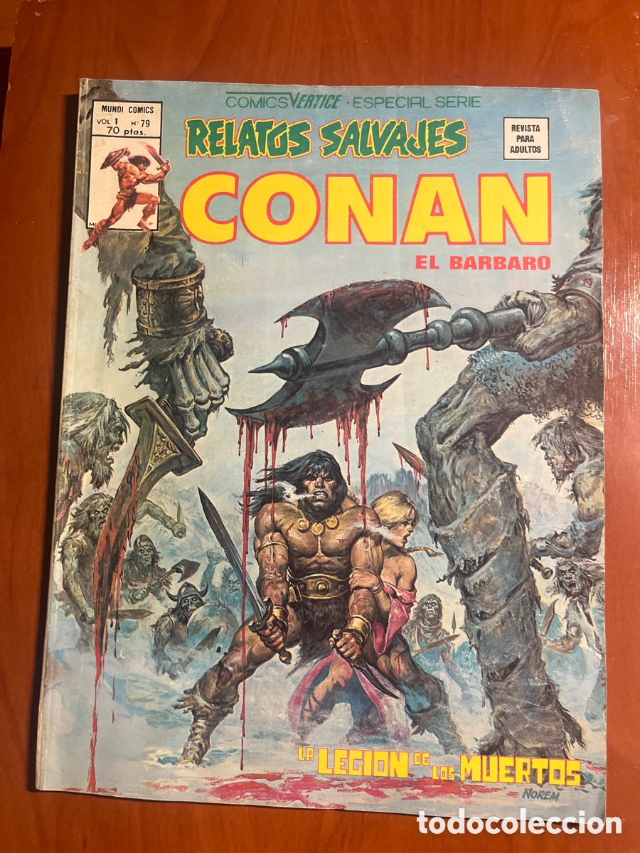 C&oacute;mics: RELATOS SALVAJES DE CONAN, N&Uacute;MERO 79, (EDITORIAL VERTICE) - Foto 1