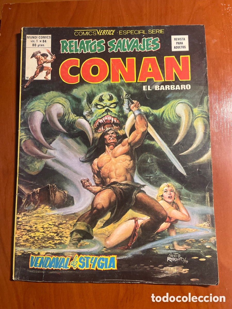 C&oacute;mics: RELATOS SALVAJES DE CONAN, N&Uacute;MERO 84, (EDITORIAL VERTICE) - Foto 1