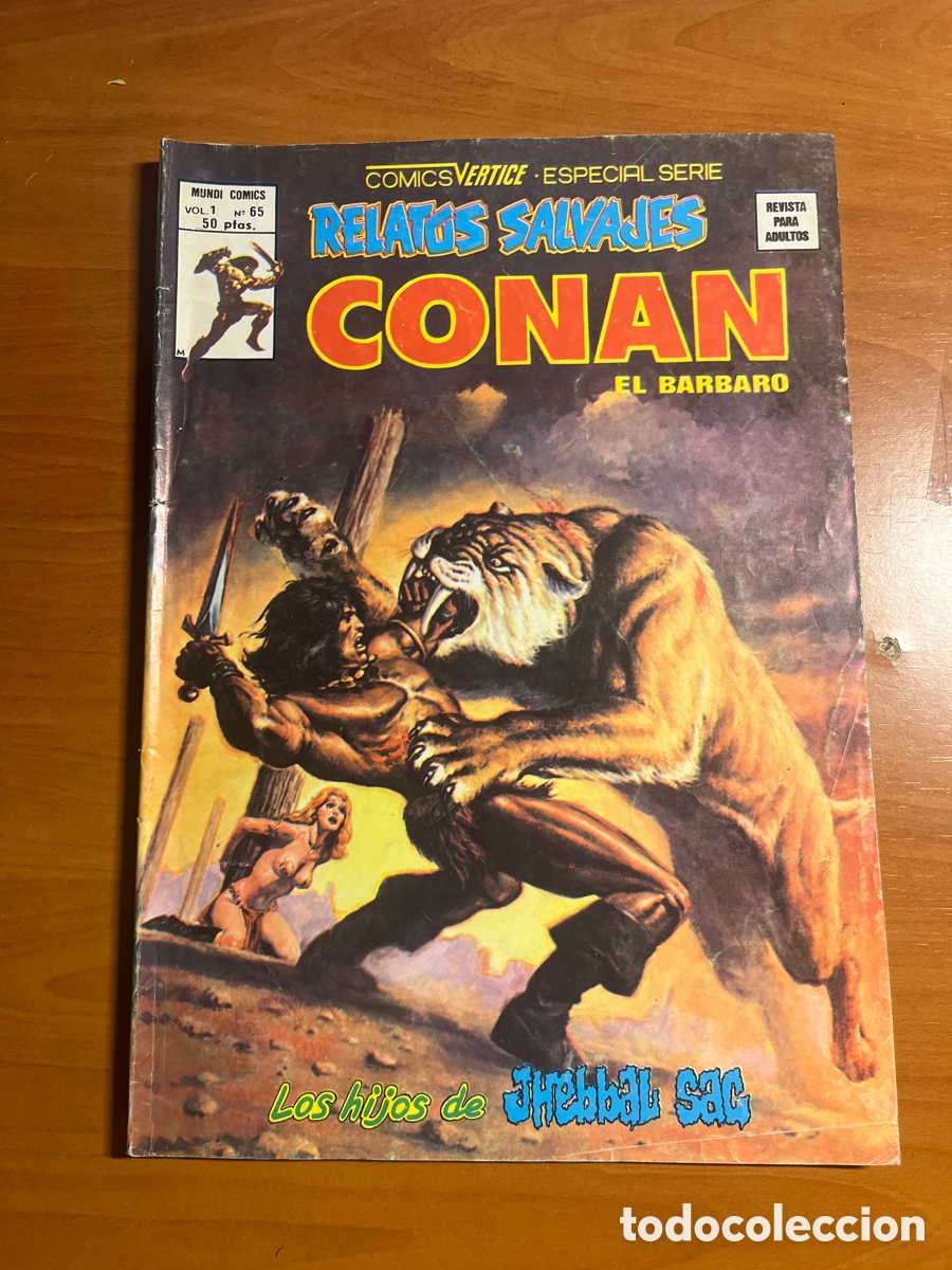 C&oacute;mics: RELATOS SALVAJES DE CONAN, N&Uacute;MERO 65, (EDITORIAL VERTICE) - Foto 1