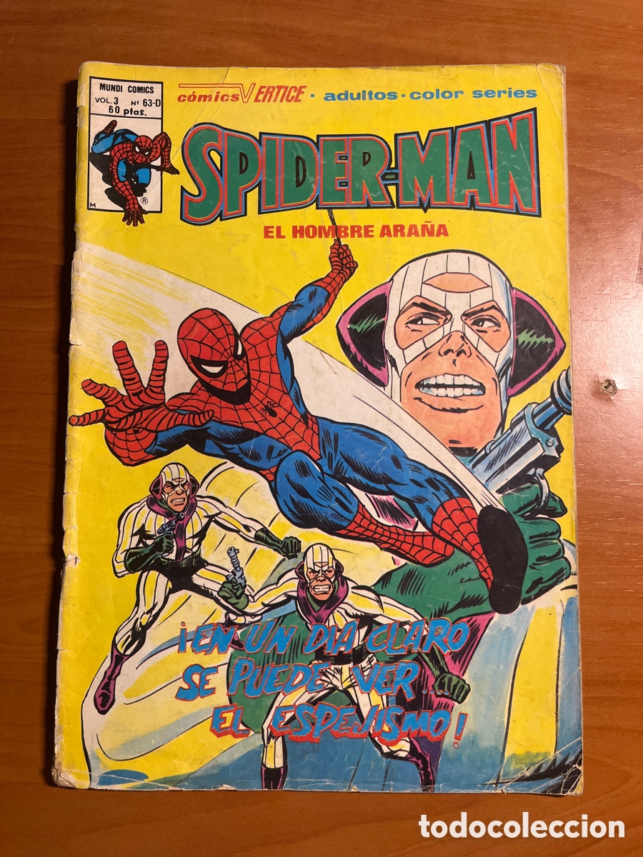 C&oacute;mics: SPIDERMAN EL HOMBRE ARA&Ntilde;A, N&Uacute;MERO 63-D, (V&Eacute;RTICE) - Foto 1