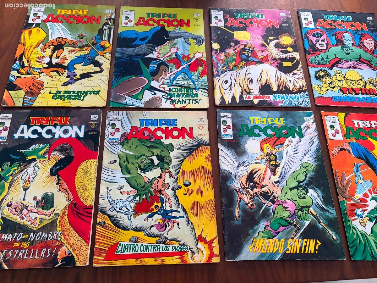 C&oacute;mics: COLECCI&Oacute;N TRIPLE ACCI&Oacute;N COMPLETA , EDITORIAL V&Eacute;RTICE - Foto 1