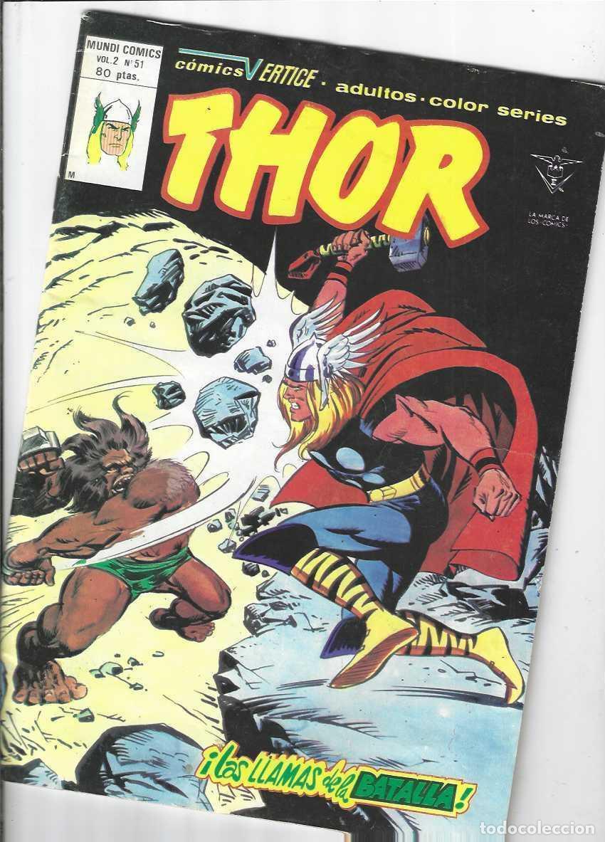 C&oacute;mics: THOR N&ordm; 51 VOL. 2 - LAS LLAMAS DE LA BATALLA - VERTICE - Foto 1