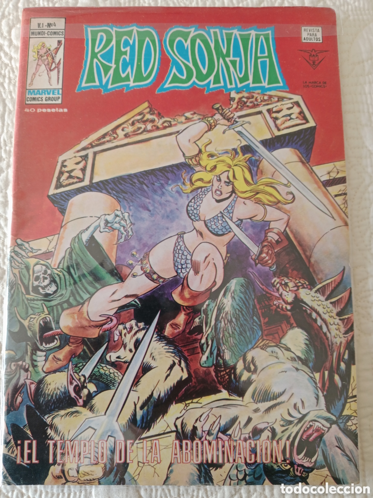 C&oacute;mics: Red Sonja v.1 n&deg;4 v&eacute;rtice - Foto 1
