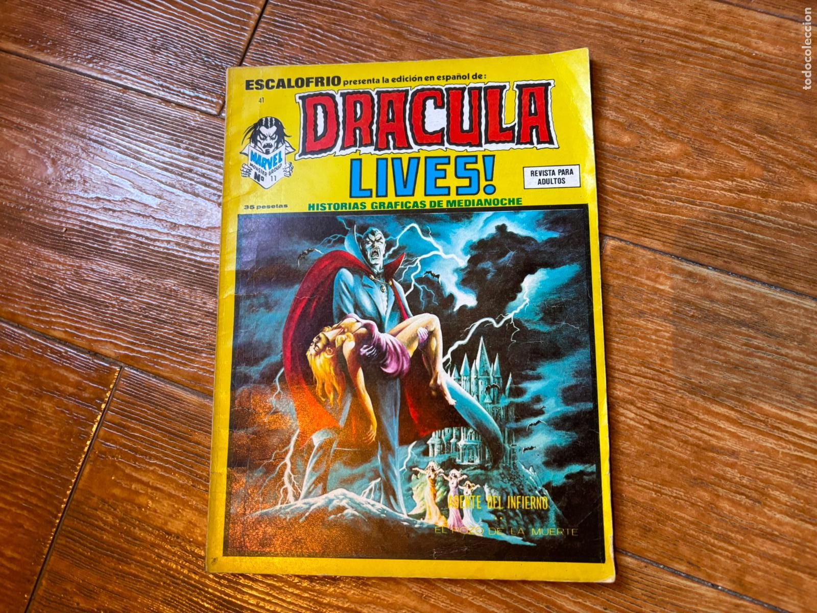 C&oacute;mics: ESCALOFRIO N&ordm; 41 DRACULA LIVES EDICIONES VERTICE. - Foto 1