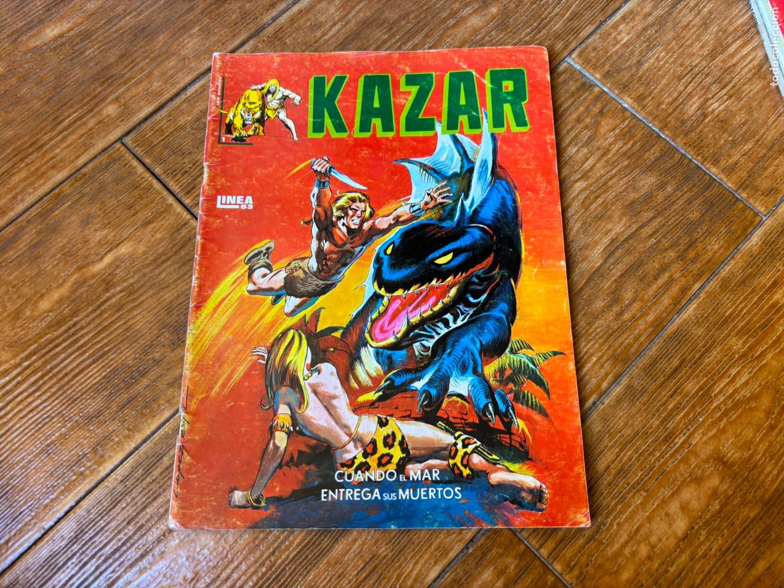 C&oacute;mics: KAZAR KA ZAR N&ordm; 1 EDICIONES VERTICE LINEA 83 - Foto 1