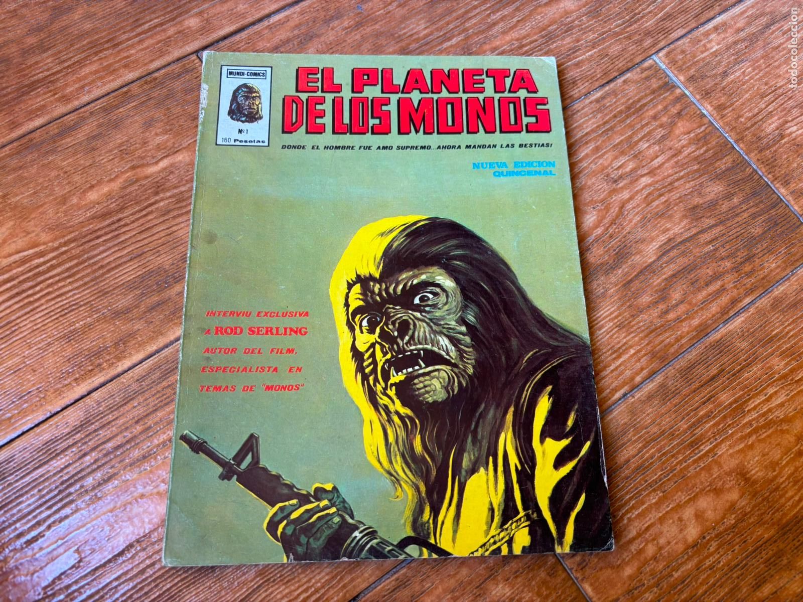 C&oacute;mics: EL PLANETA DE LOS MONOS N&ordm; 1 EDICIONES VERTICE - Foto 1
