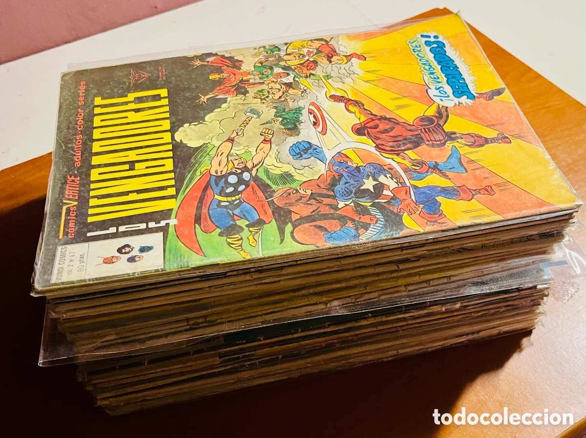 C&oacute;mics: COLEECION LOS VENGADORES, 33 EJEMPLARES DE 50, (V&Eacute;RTICE EDITORIAL) - Foto 2