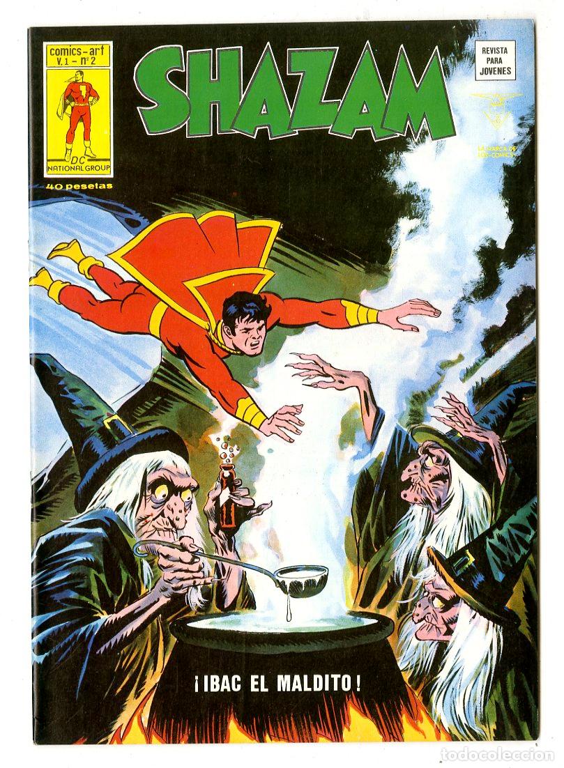 C&oacute;mics: Shazam / &iexcl;Ibac el Maldito! / Vol.1 N.2 / Ediciones Vertice / 1978 - Foto 1