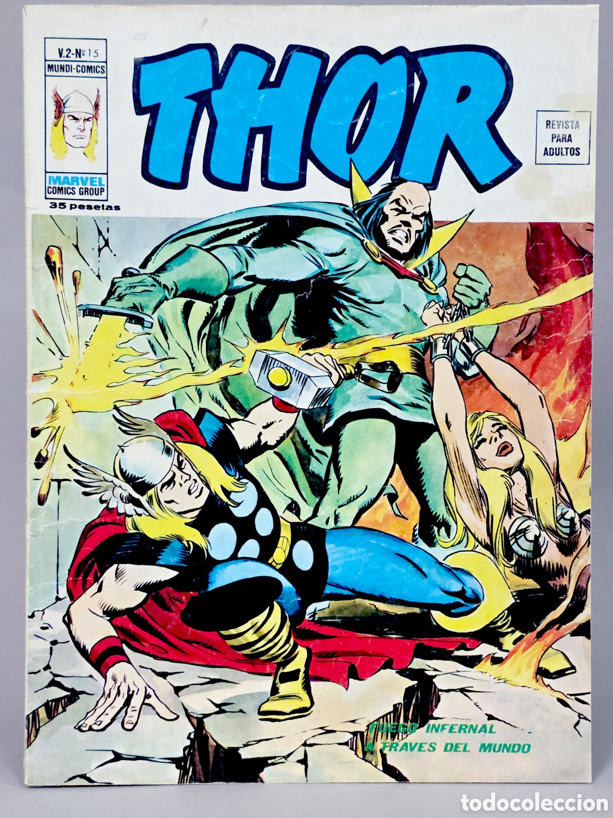 C&oacute;mics: C&Oacute;MIC THOR 15 VOL2 VOL.2 VERTICE MARVEL VOLUMEN BUEN ESTADO - Foto 1