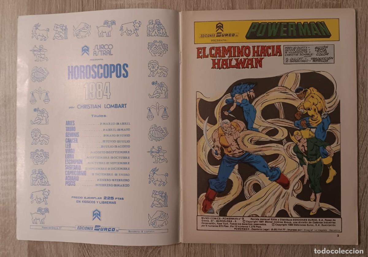 C&oacute;mics: COMIC POWER MAN NUMERO 9 LINEA SURCO VERTICE - Foto 3