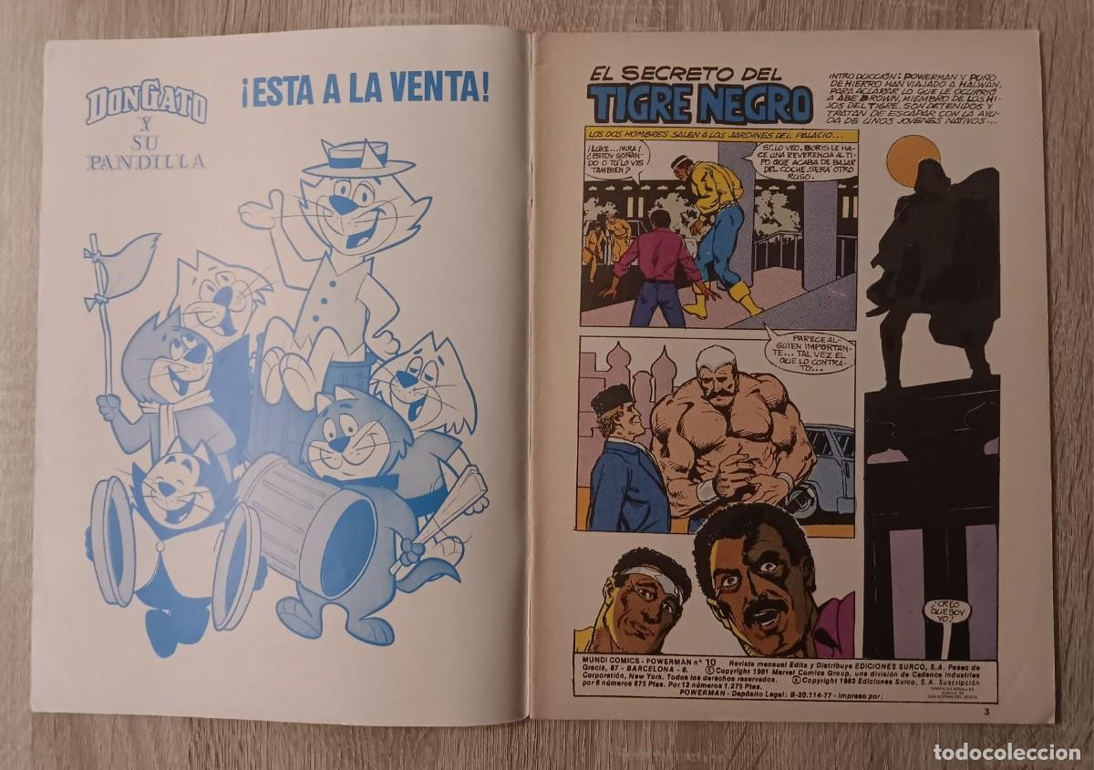 C&oacute;mics: COMIC POWER MAN NUMERO 10 LINEA SURCO VERTICE - Foto 2