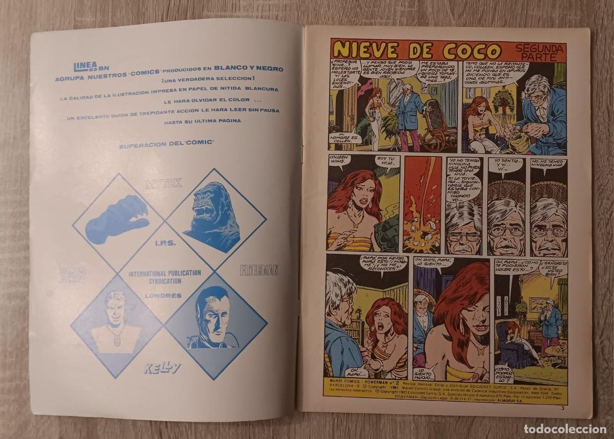 C&oacute;mics: COMIC POWER MAN NUMERO 2 LINEA SURCO VERTICE - Foto 2