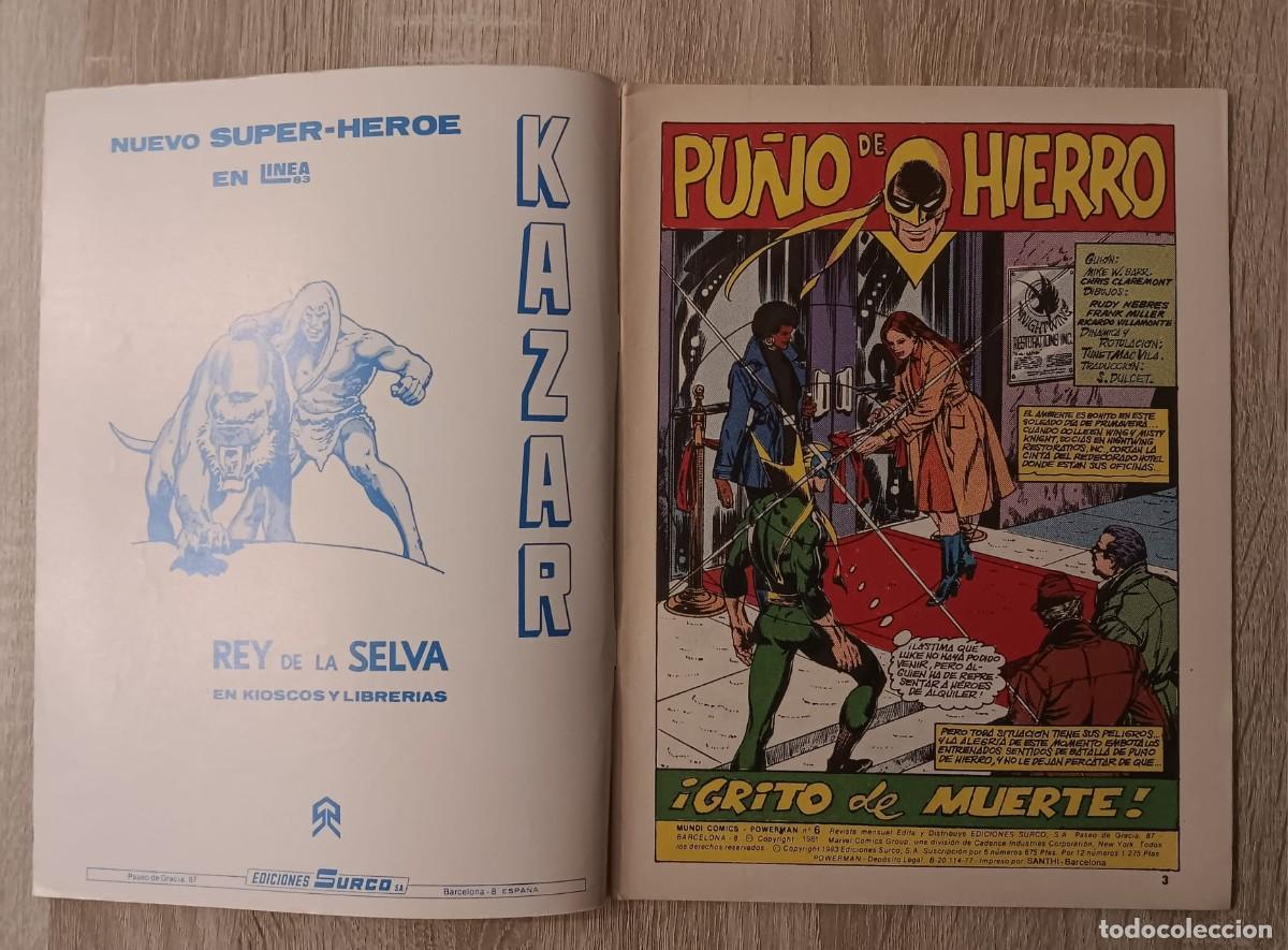 C&oacute;mics: COMIC POWER MAN NUMERO 6 LINEA SURCO VERTICE - Foto 2