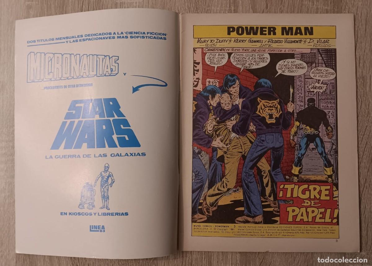 C&oacute;mics: COMIC POWER MAN NUMERO 3 LINEA SURCO VERTICE - Foto 2