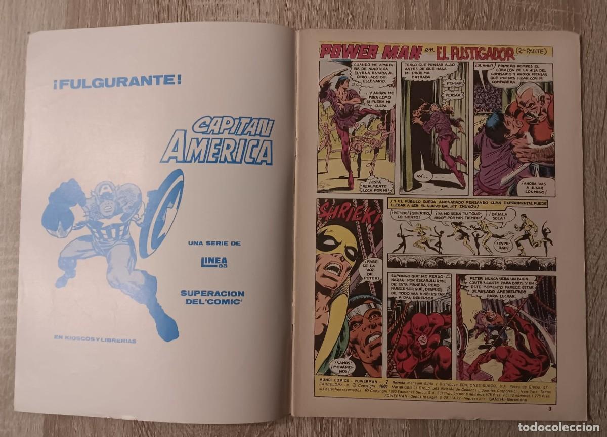 C&oacute;mics: COMIC POWER MAN NUMERO 7 LINEA SURCO VERTICE - Foto 2