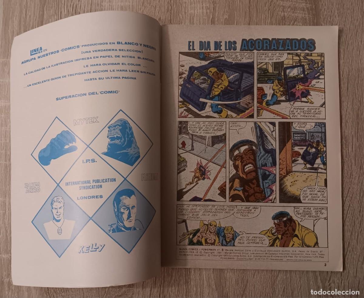 C&oacute;mics: COMIC POWER MAN NUMERO 8 LINEA SURCO VERTICE - Foto 2