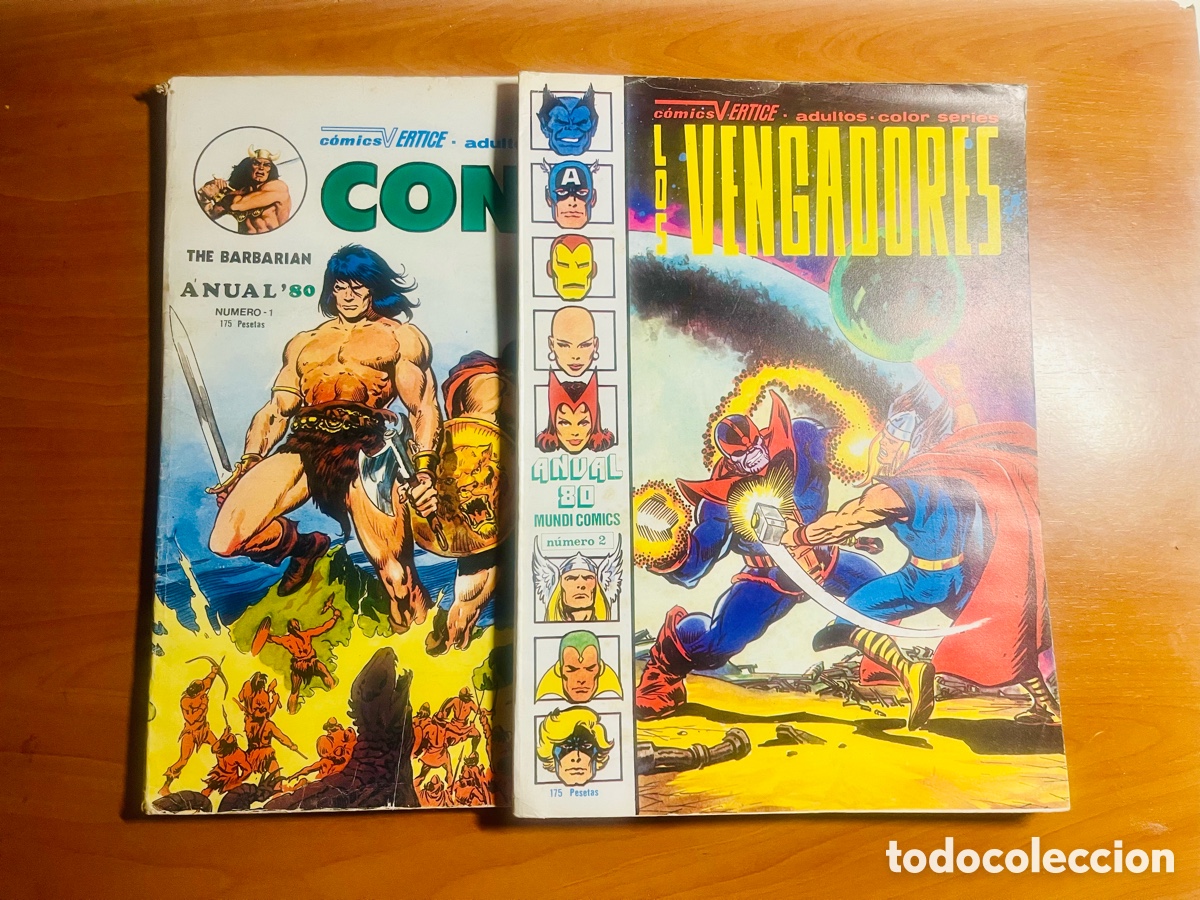 C&oacute;mics: ANUAL LOS 80, 2 N&Uacute;MEROS COMPLETA, (COMICS V&Eacute;RTICE) - Foto 1
