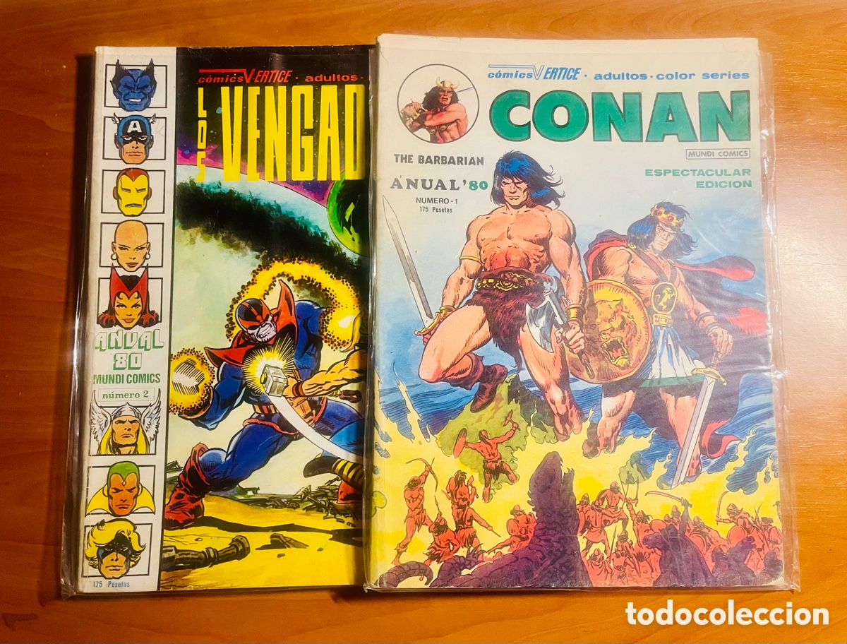 C&oacute;mics: ANUAL LOS 80, 2 N&Uacute;MEROS COMPLETA, (COMICS V&Eacute;RTICE) - Foto 1