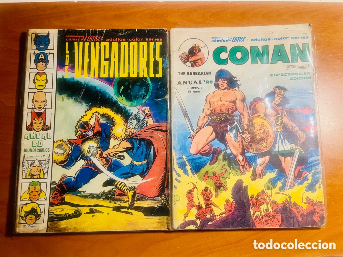 C&oacute;mics: ANUAL LOS 80, 2 N&Uacute;MEROS COMPLETA, (COMICS V&Eacute;RTICE) - Foto 1