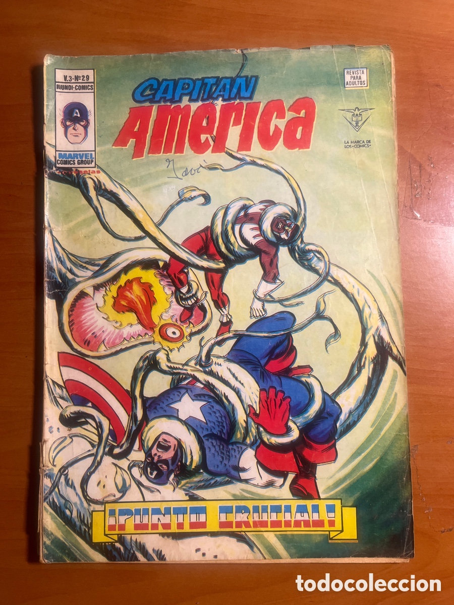 C&oacute;mics: CAPIT&Aacute;N AM&Eacute;RICA, N&Uacute;MERO 29, VOL 3, (V&Eacute;RTICE) - Foto 1