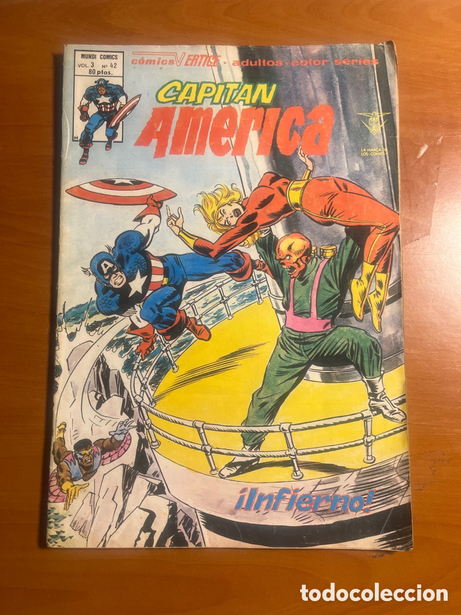 C&oacute;mics: CAPIT&Aacute;N AM&Eacute;RICA, N&Uacute;MERO 42, VOL 3, (V&Eacute;RTICE) - Foto 1